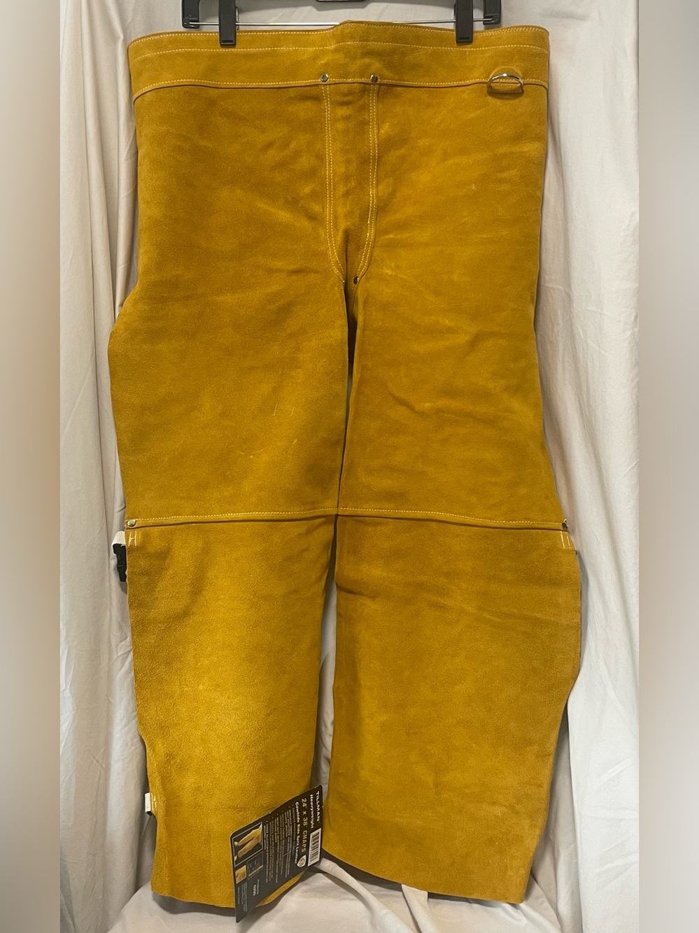 Mustard Yellow Suede Work Chaps